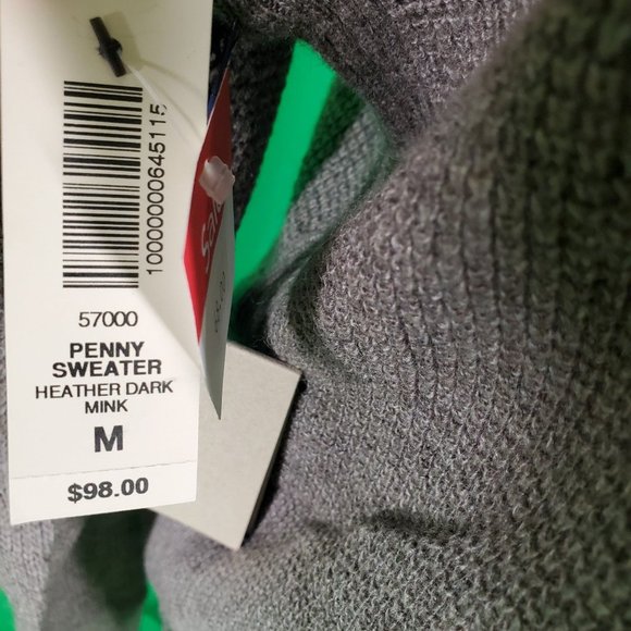 Aritzia TNA The Penny Sweater Waffle Knit Alpaca & Wool Sweater Sz M Taupe NEW - Picture 3 of 7